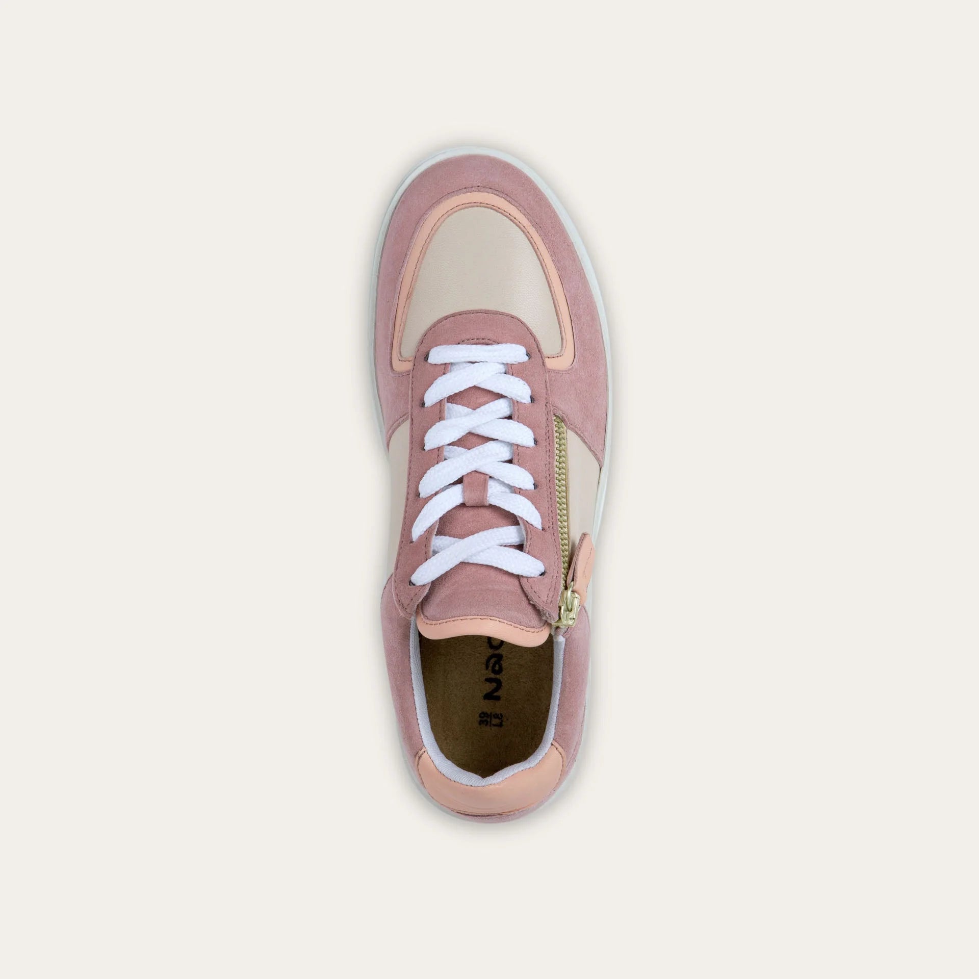 NAOT Newbury Sneaker | Peony/Ivory/Peach Combo - Juli's Wearable Art