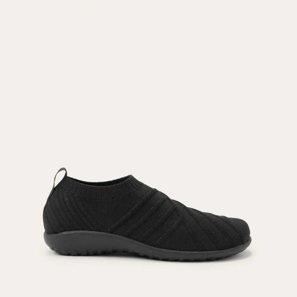 NAOT Okahu - Black with Silver Knit (Sparkle) - Juli's Wearable Art