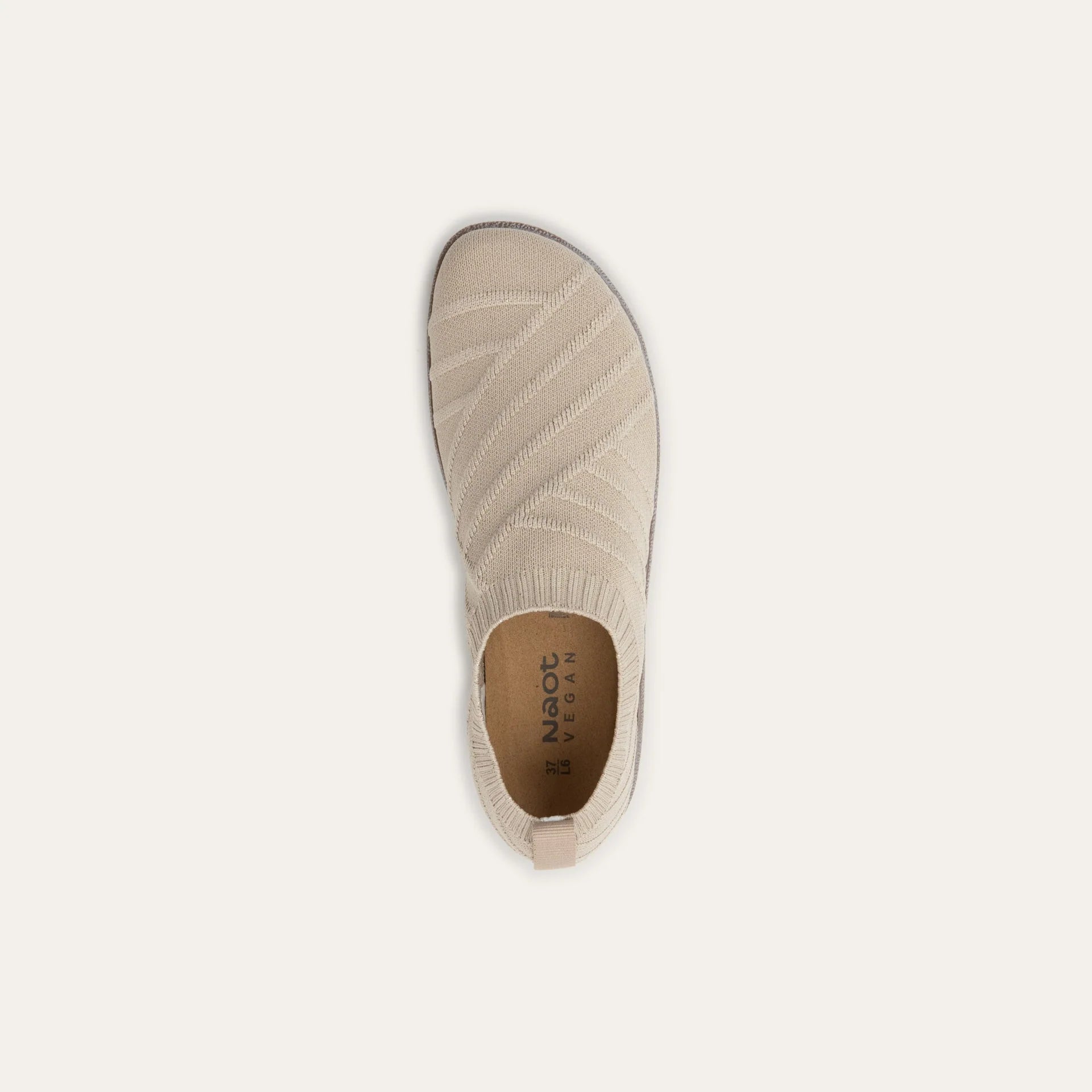 NAOT Okahu - Taupe with Gold Knit - Juli's Wearable Art