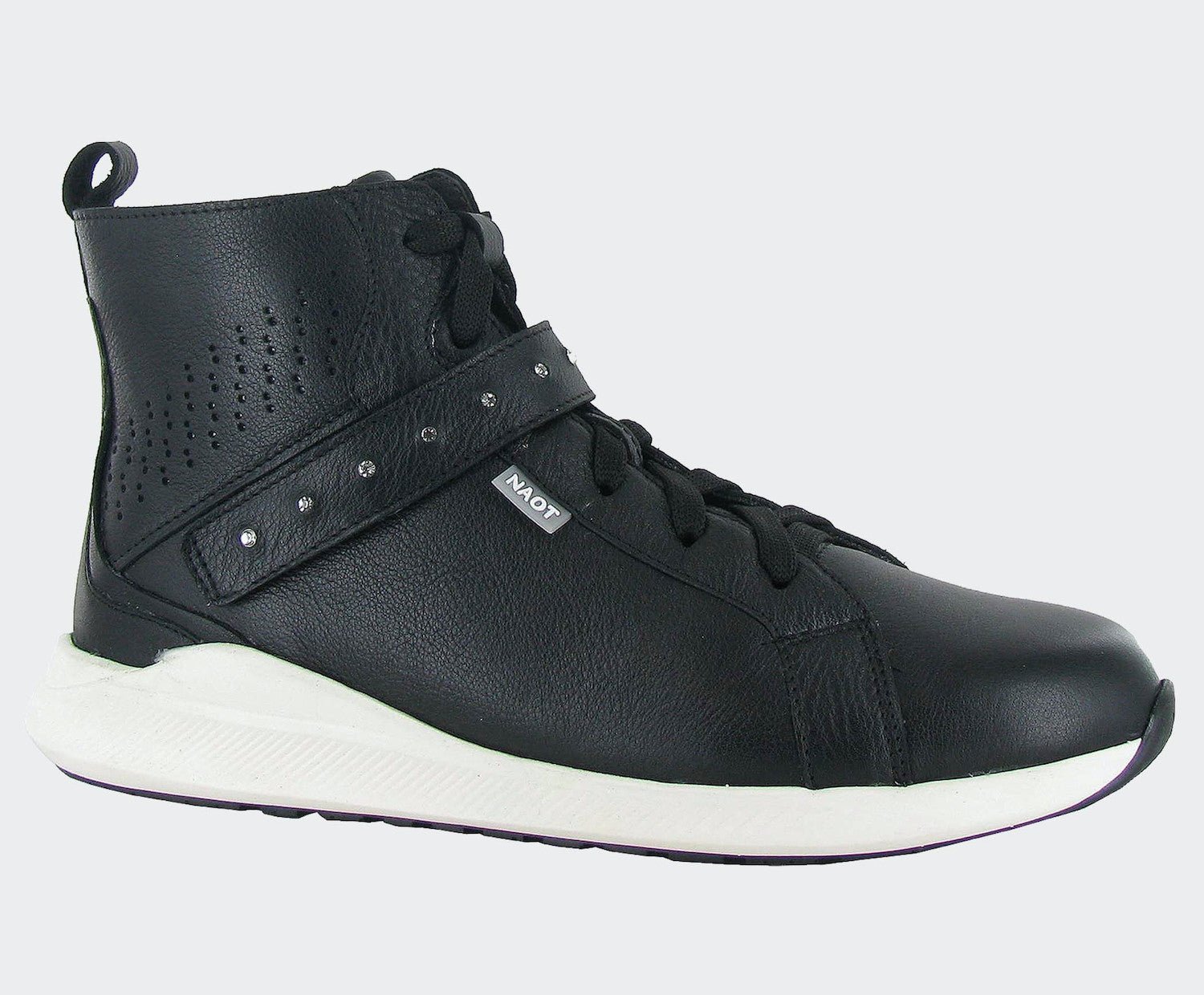 NAOT Oxygen - Black Soft Leather - Juli's Wearable Art