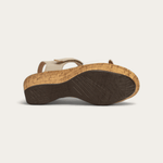 NAOT Summer Sandals | Soft White/Soft Ivory Leather - Juli's Wearable Art