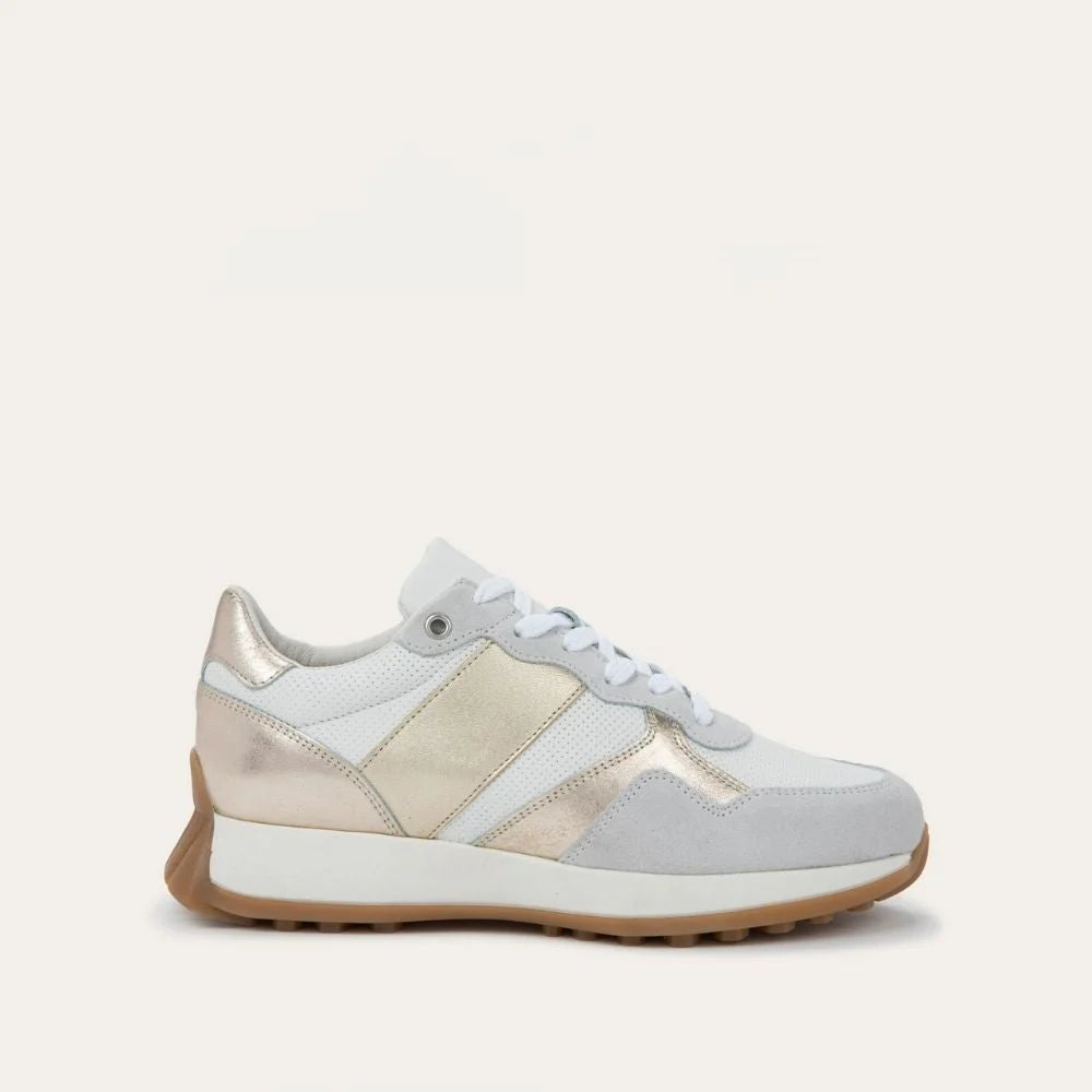 NAOT Sunset - White/Gold/Rose Gold Combo with White Laces - Juli's Wearable Art