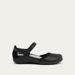 NAOT Tekapo | Shiny Black Leather + Black Velvet Nubuck - Juli's Wearable Art