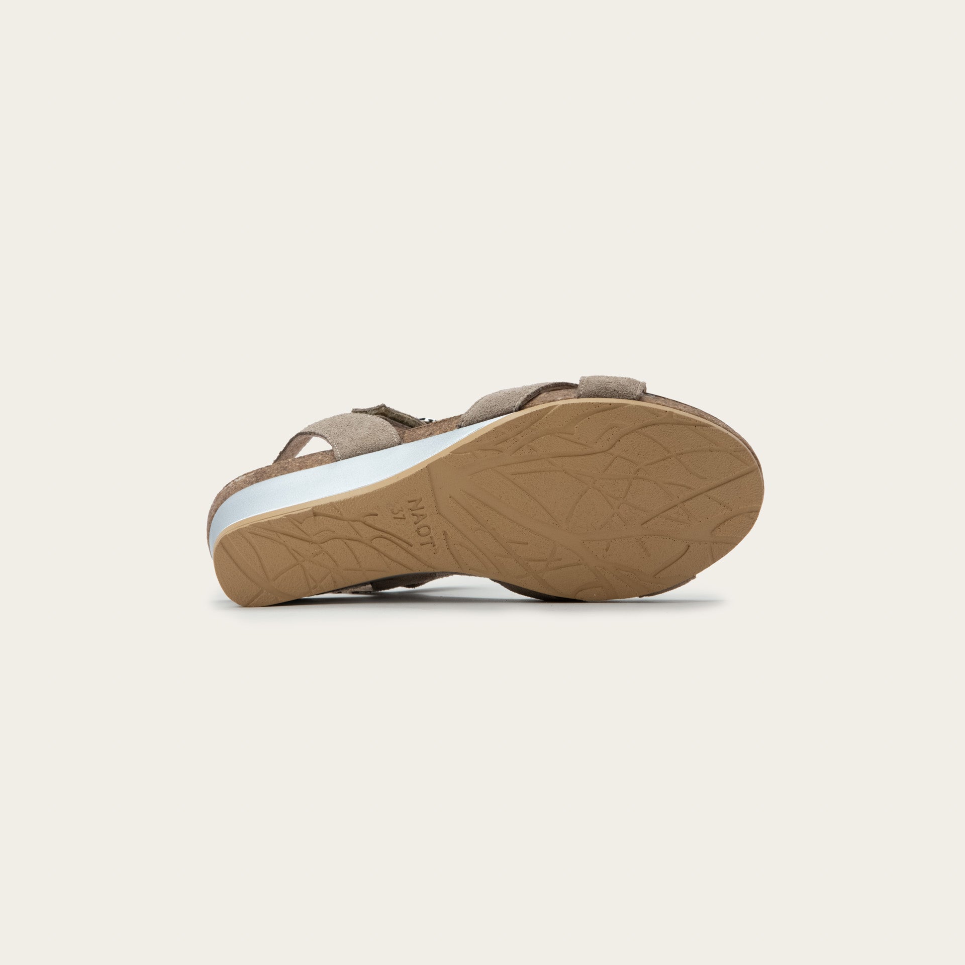 NAOT Throne Sandal - Almond Suede - Juli's Wearable Art