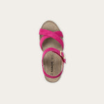 NAOT Throne Sandal - Fuschia Suede - Juli's Wearable Art