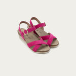 NAOT Throne Sandal - Fuschia Suede - Juli's Wearable Art