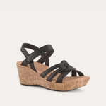 NAOT Tropical Sandal - Black Leather - Juli's Wearable Art