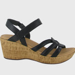 NAOT Tropical Sandal - Black Leather - Juli's Wearable Art