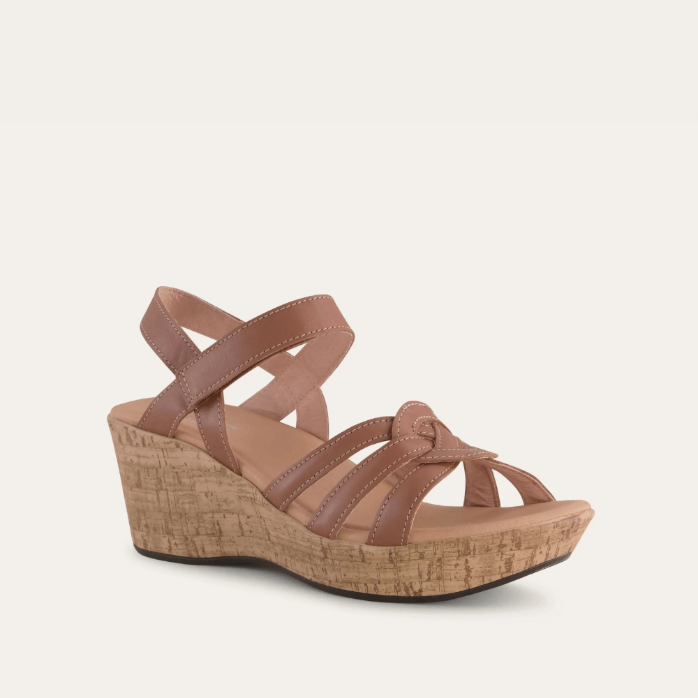 NAOT Tropical Sandal - Caramel Leather - Juli's Wearable Art