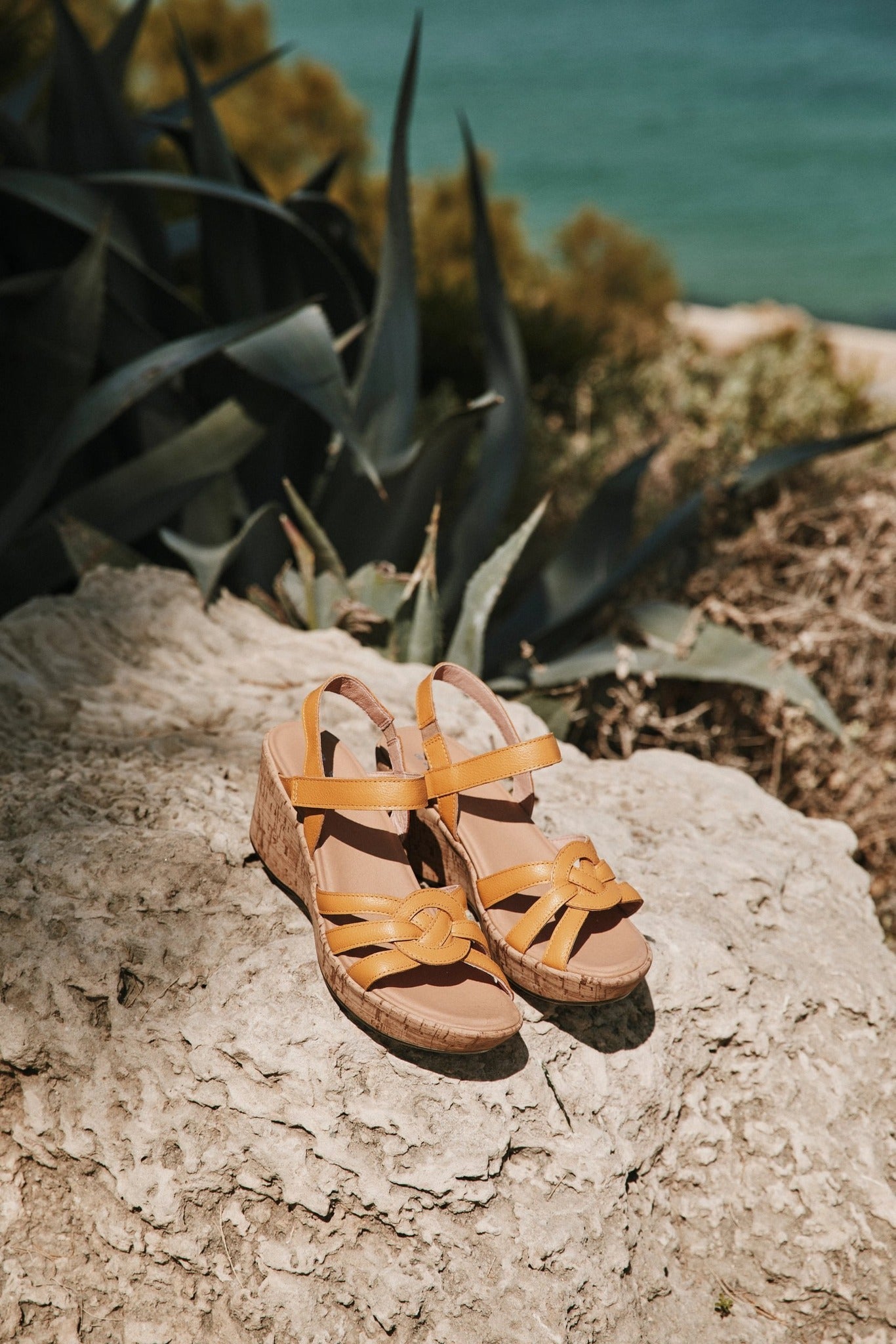 NAOT Tropical Sandal - Caramel Leather - Juli's Wearable Art