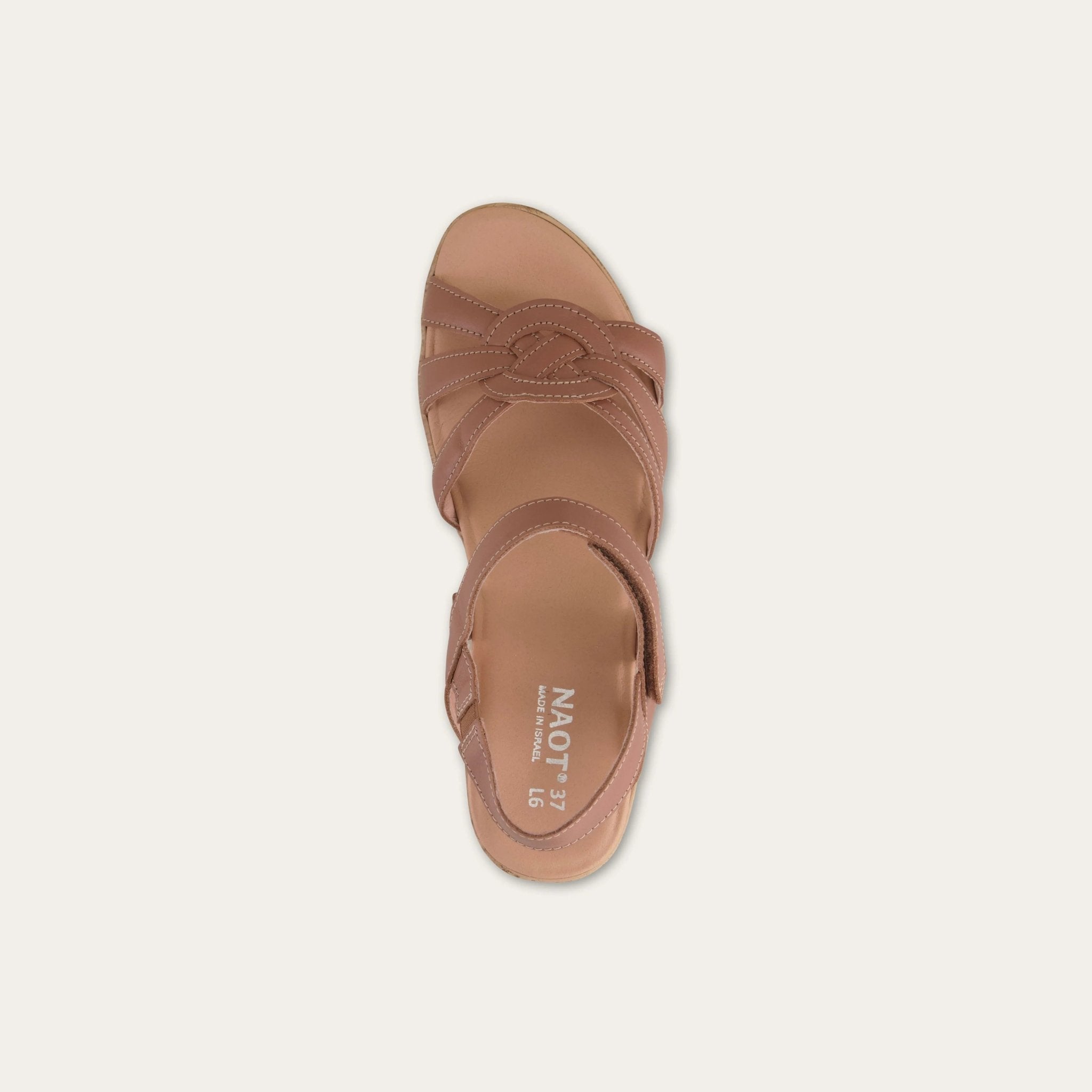 NAOT Tropical Sandal - Caramel Leather - Juli's Wearable Art
