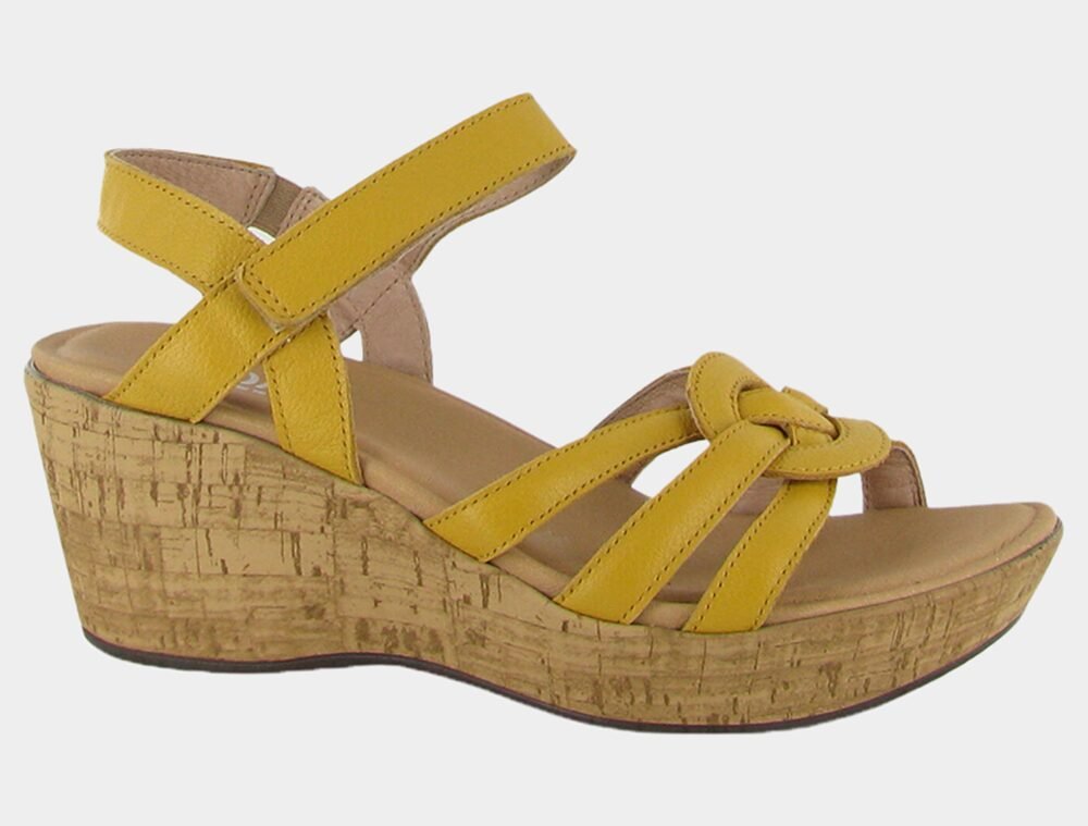 NAOT Tropical Sandal - Marigold Leather - Juli's Wearable Art