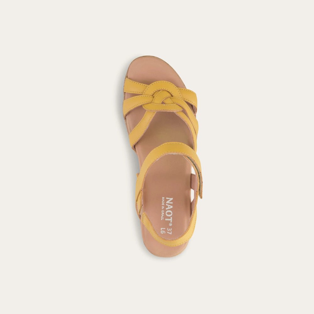 NAOT Tropical Sandal - Marigold Leather - Juli's Wearable Art