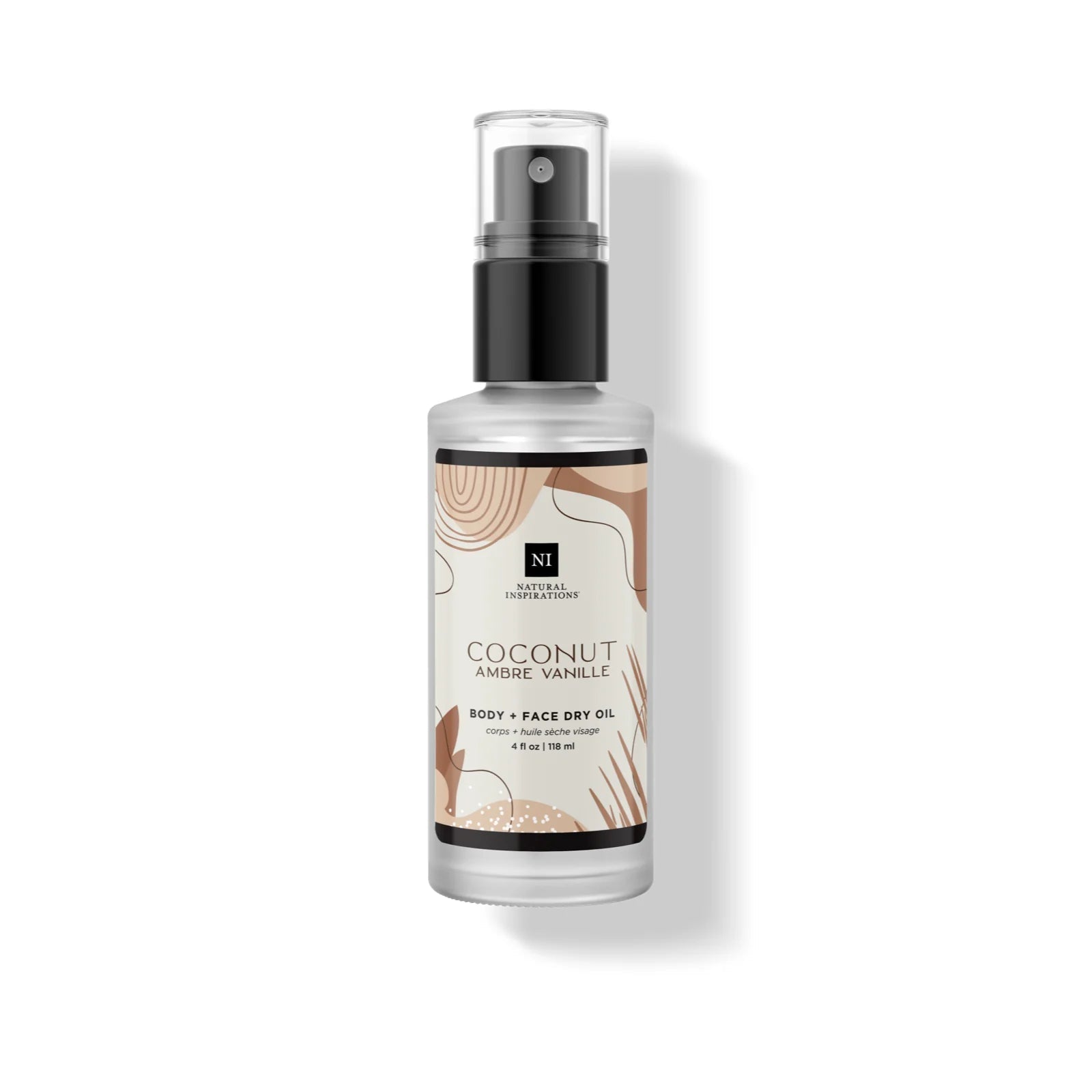 Natural Inspirations Coconut Ambre Vanille Body + Face Dry Oil