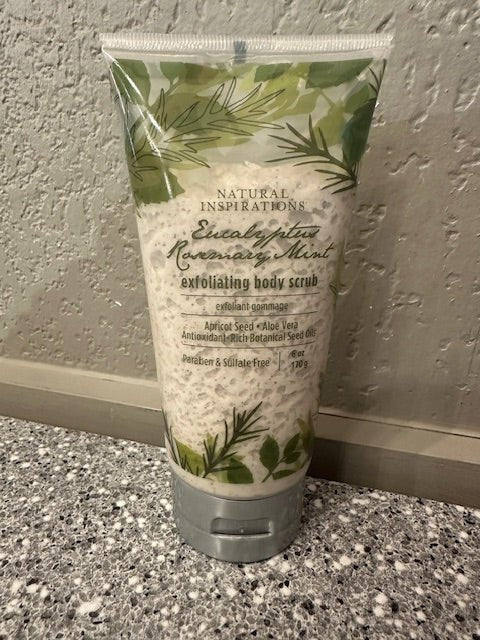Natural Inspirations Eucalyptus Rosemary Mint Body + Face Scrub - Juli's Wearable Art