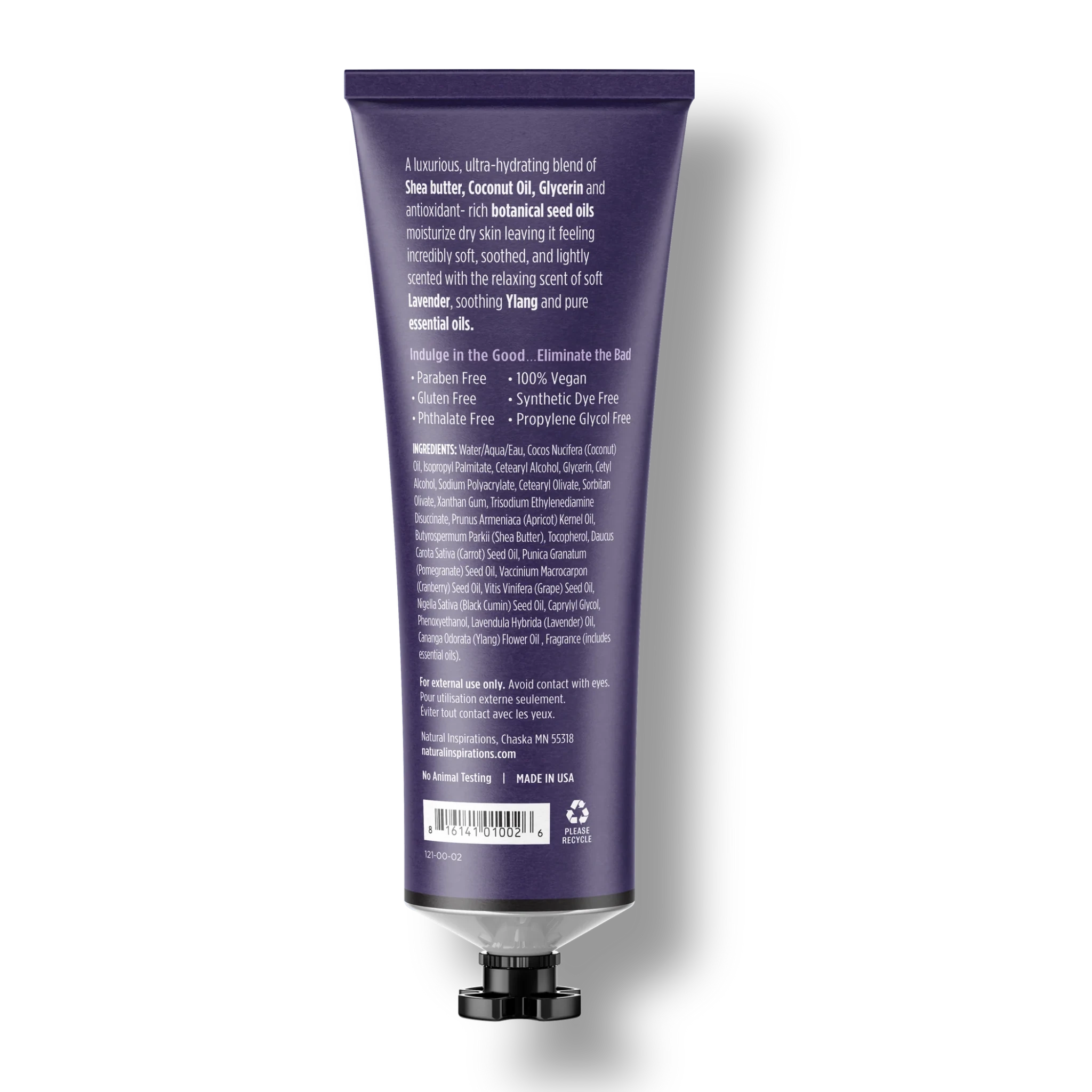 Natural Inspirations Lavender Ylang 3.4 oz Boxed Hand Crème