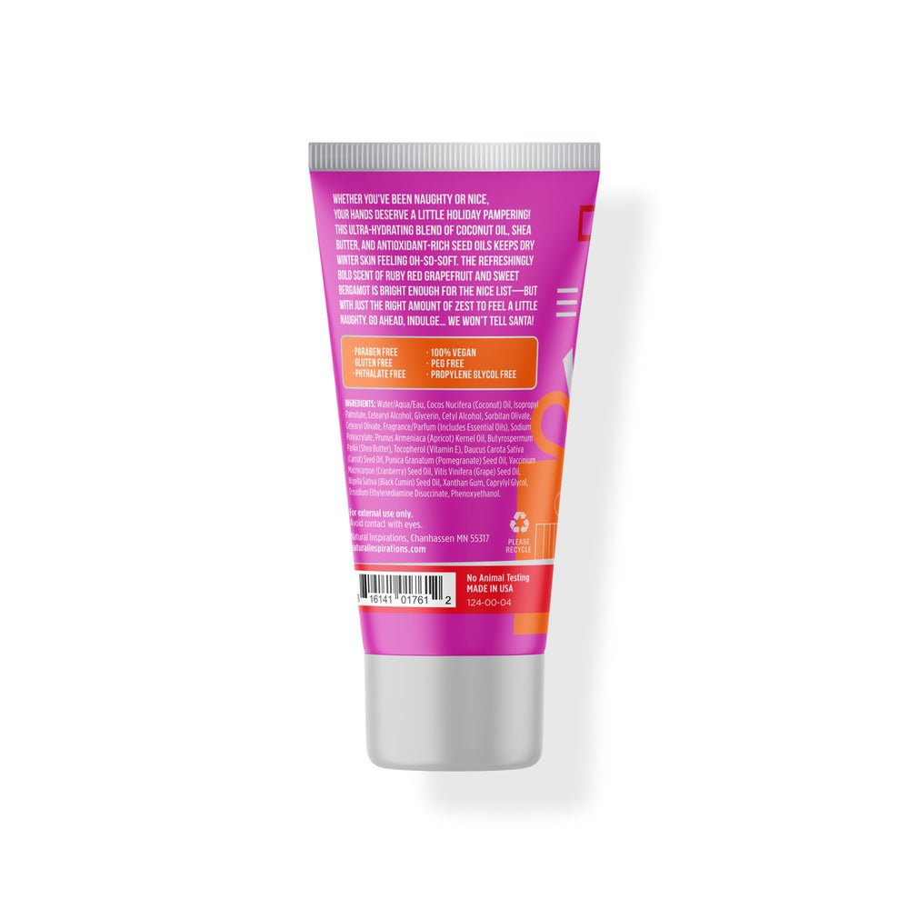 Natural Inspirations Naughty & Nice – Grapefruit Bergamot Mini Hand Crème - Juli's Wearable Art