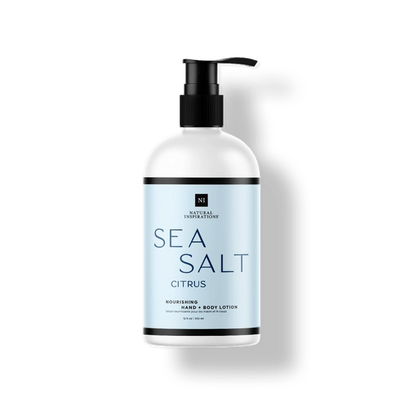 Natural Inspirations Sea Salt Citrus Hand + Body Lotion - Juli's Wearable Art