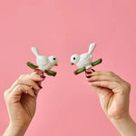 Nora Fleming "Bestie Birds" Dove Minis - Juli's Wearable Art