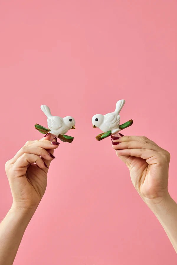 Nora Fleming "Bestie Birds" Dove Minis - Juli's Wearable Art
