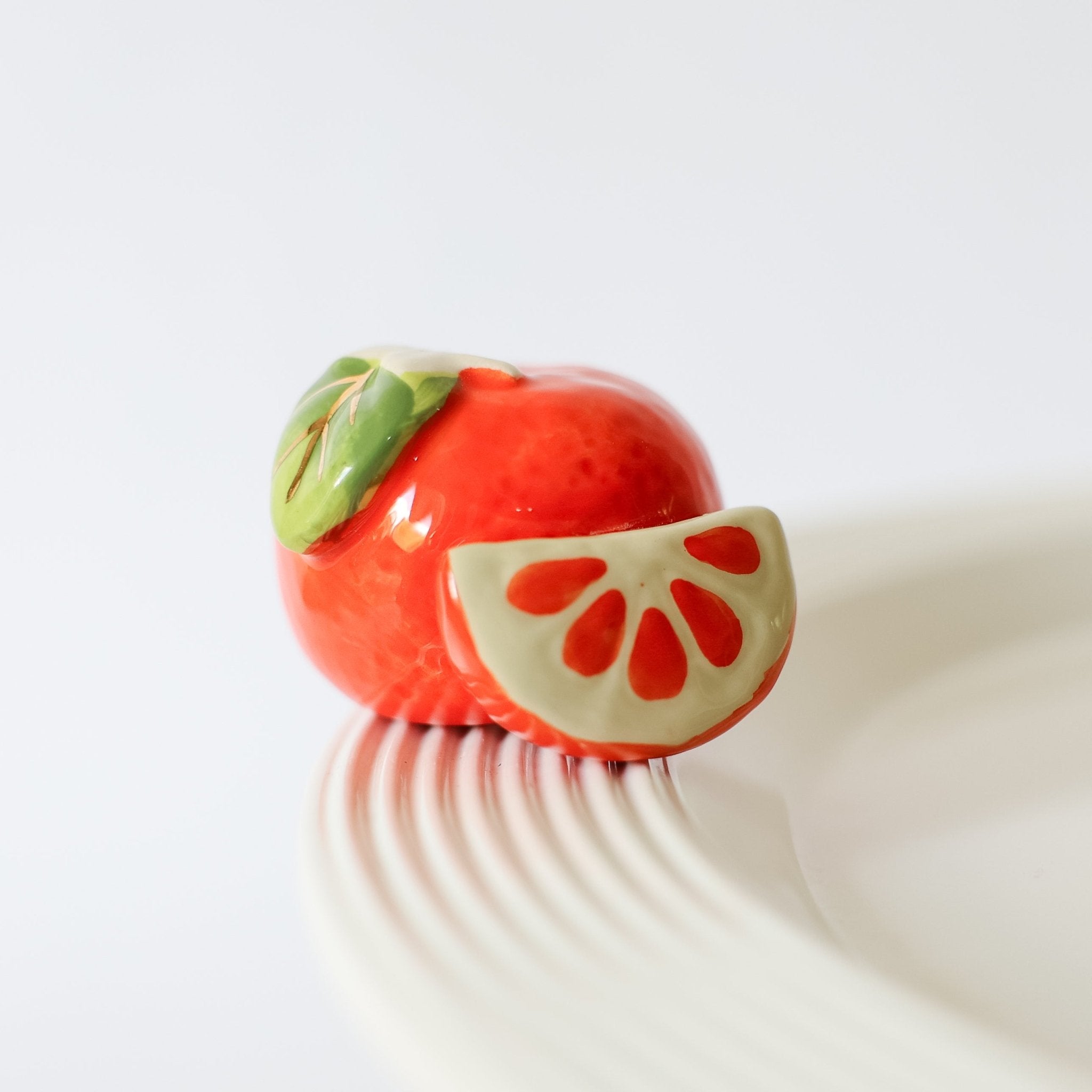 Nora Fleming "Cutie Pie" Mandarin Orange Mini - Juli's Wearable Art