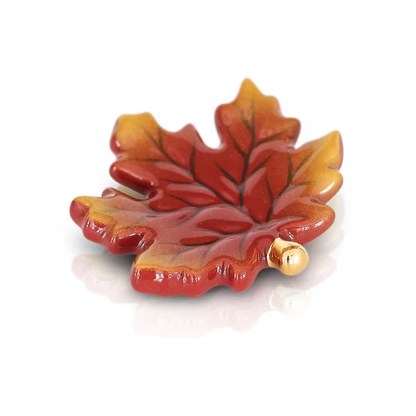 Nora Fleming "Falling for You" Autumn Leaf Mini - Juli's Wearable Art