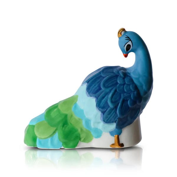 Nora Fleming Fancy Feather Peacock Mini - Juli's Wearable Art