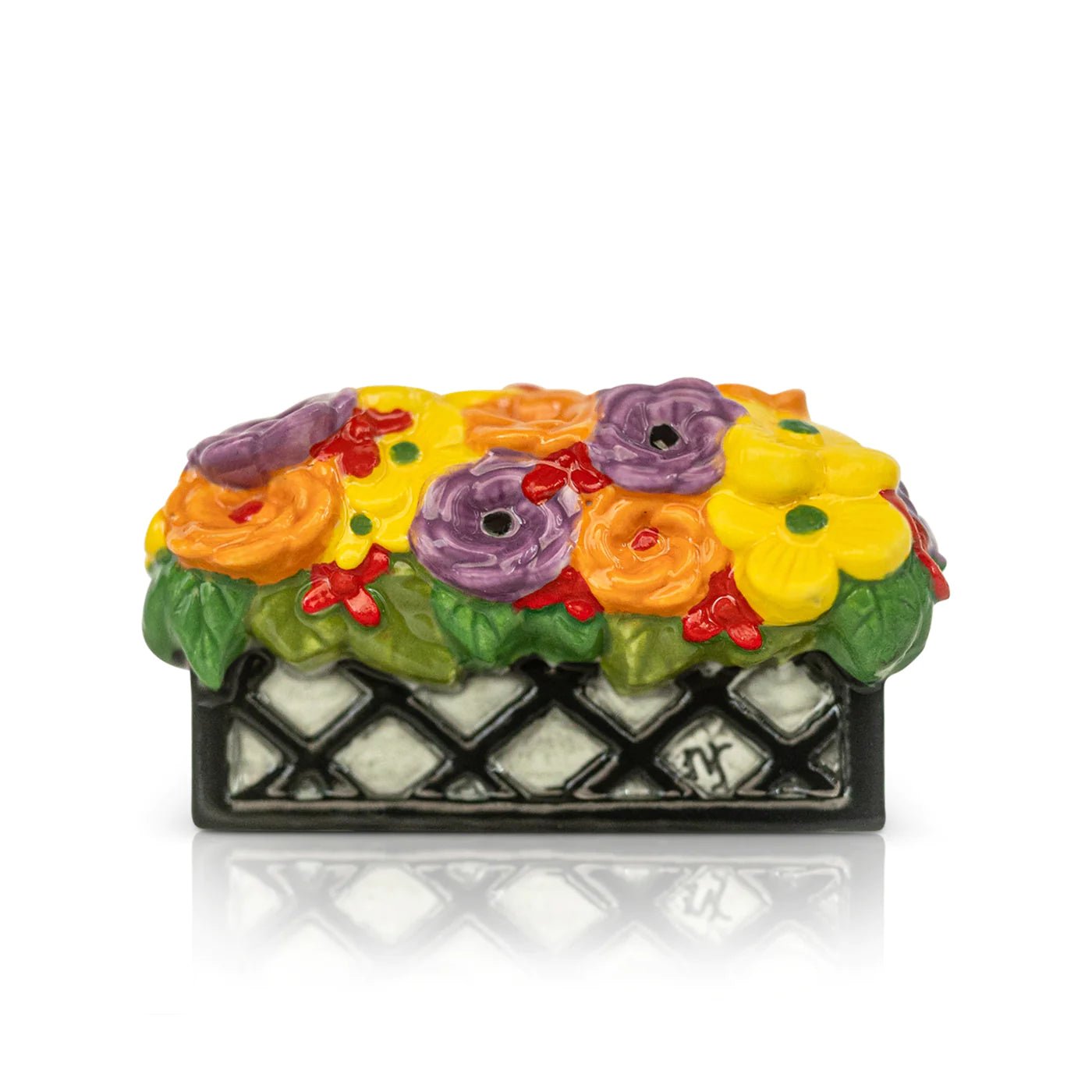 Nora Fleming "Love Blooms Here!" Flower Box Mini - Juli's Wearable Art