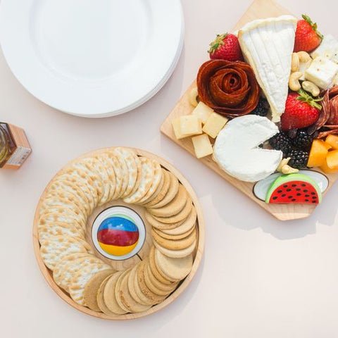 Nora Fleming Maple Round Cracker Tray - Juli's Wearable Art