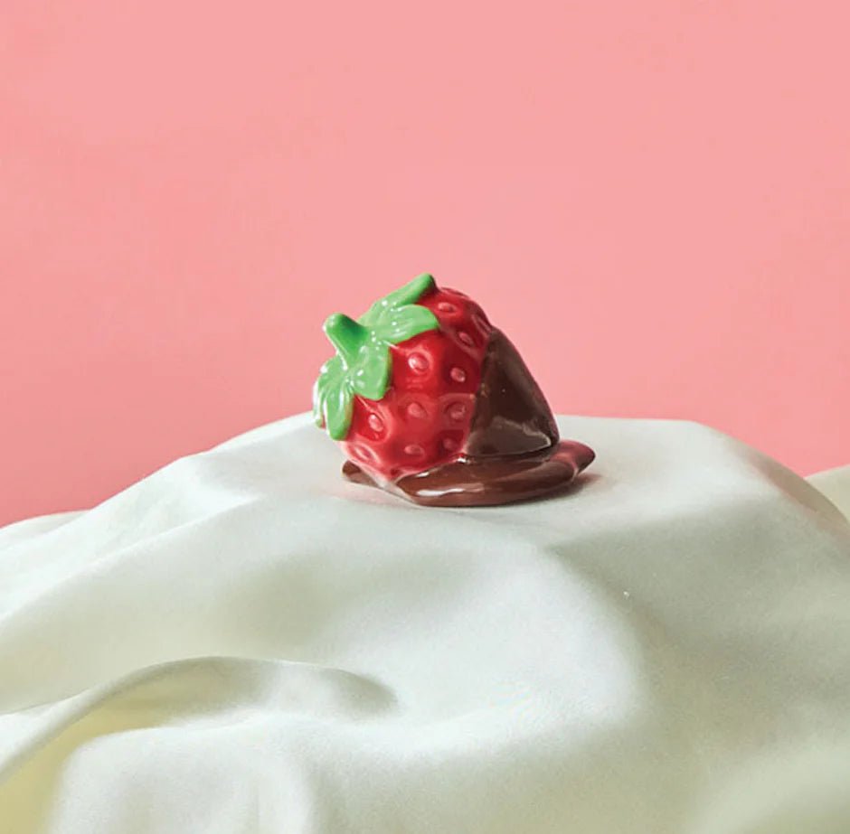 Nora Fleming "Sweet on You" Chocolate Covered Strawberry Mini - Juli's Wearable Art