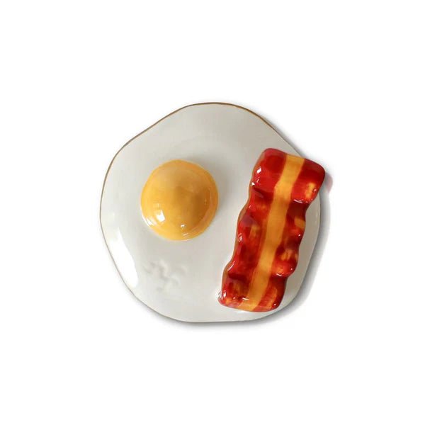 Nora Fleming Wakey Wakey Mini - Eggs & Bacon - Juli's Wearable Art