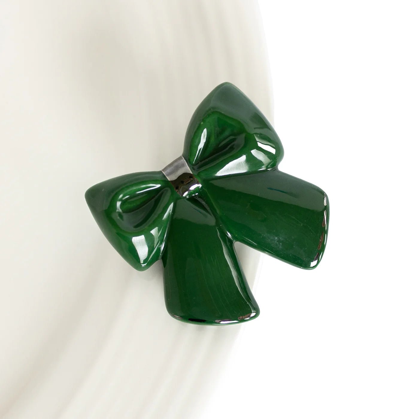 Nora Fleming "Wrap it Up" Green Bow MIni - Juli's Wearable Art