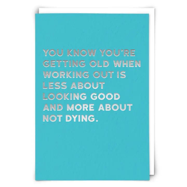 Not Dying Greeting Card - Juli's Wearable Art