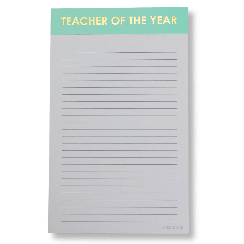 Notepad | Teacher of the Year - Juli's Wearable Art