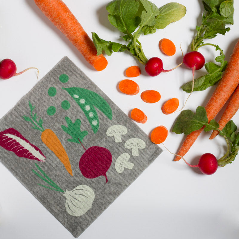 Veggies Swedish Sponge Cloth