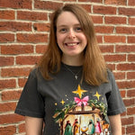 Oh Holy Night Christmas Nativity Graphic Tee - Juli's Wearable Art