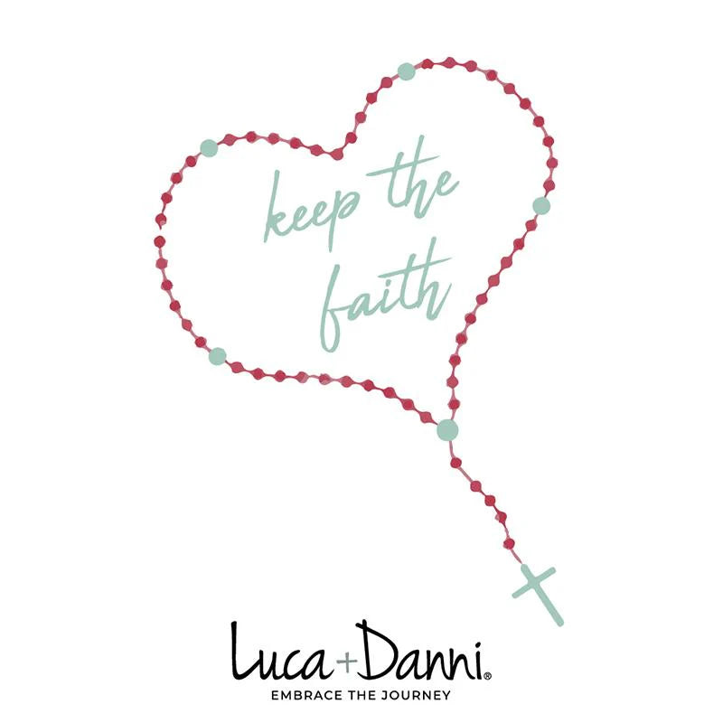 Luca + Danni Rosary-Detailed Heart-Shaped Ring