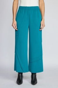 Olivia by Habitat Feather Lux Knit Crossroads Pant | Teal
