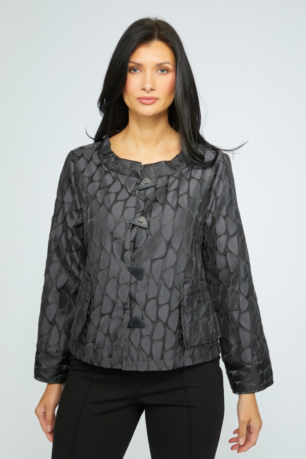 Olivia by Habitat Night Out Jacquard Socialite Jacket - Juli's Wearable Art