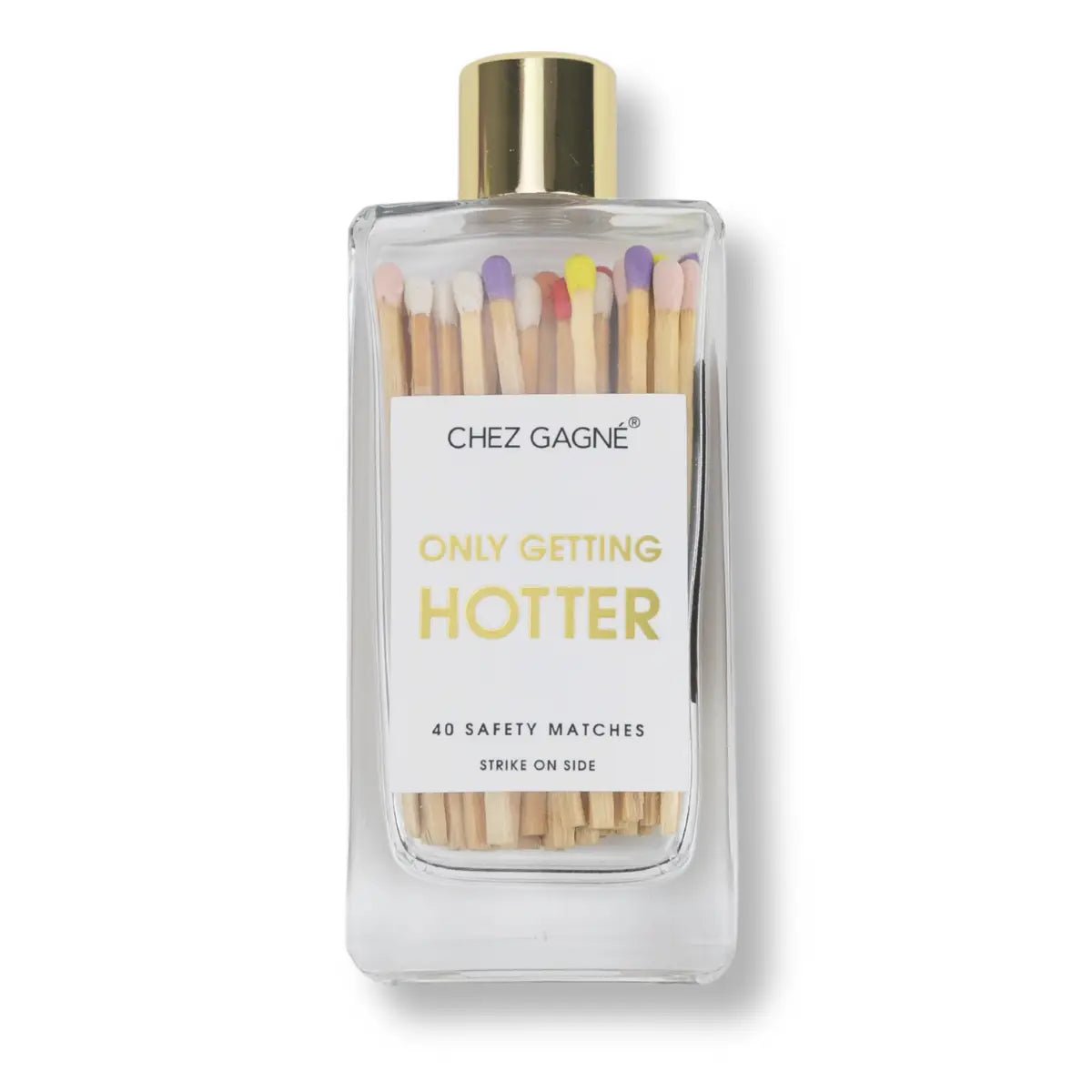 Only Getting Hotter | Rainbow Matches in Glass Bottle