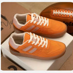 Orange Fashion Sneakers – Style Meets Comfort - Juli's Wearable Art