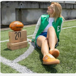 Orange Fashion Sneakers – Style Meets Comfort - Juli's Wearable Art