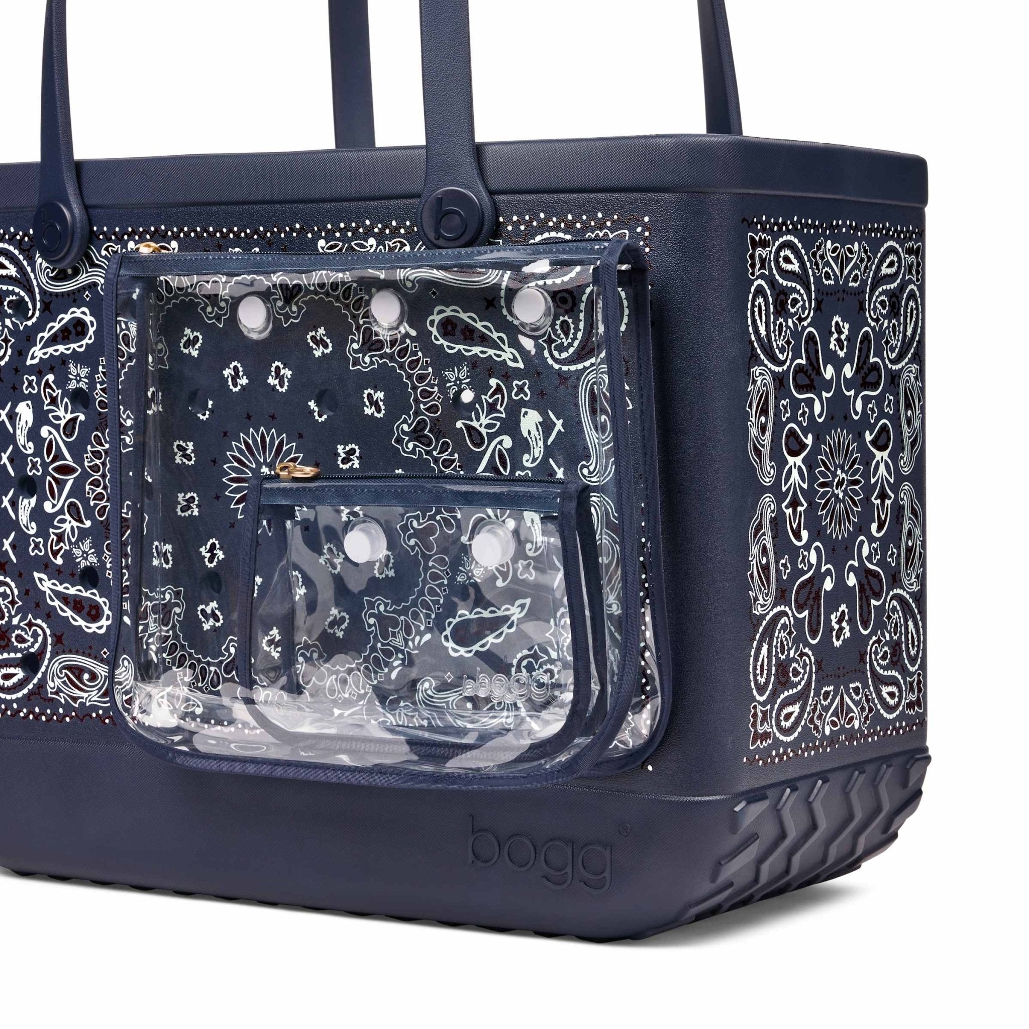 Original Bandana Bogg® Bag | NAVY Me Crazy - Juli's Wearable Art