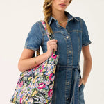 Original Vera Tote | Premium Cotton | Poppy Fields - Juli's Wearable Art
