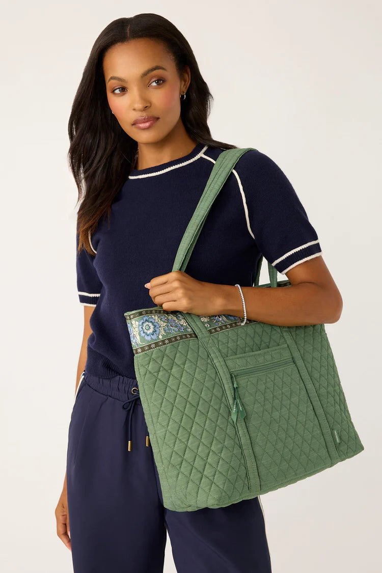 Original Vera Tote | Premium Cotton | Vineyard Green Chambray