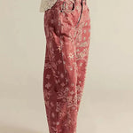 Paisley Pattern Straight Pants - Juli's Wearable Art