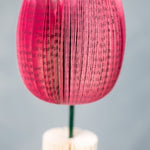 Paper - Sculpted Book Flower with Vase - Juli's Wearable Art