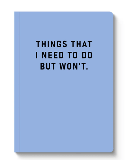 Paperback Notebook | Things I Need To Do - Juli's Wearable Art