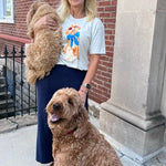 Patriotic Doodle Pup Tee - Juli's Wearable Art