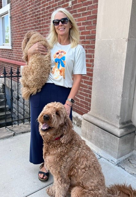 Patriotic Doodle Pup Tee